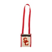 USC Trojans SC Interlock Crossbody Clear Tote Clear